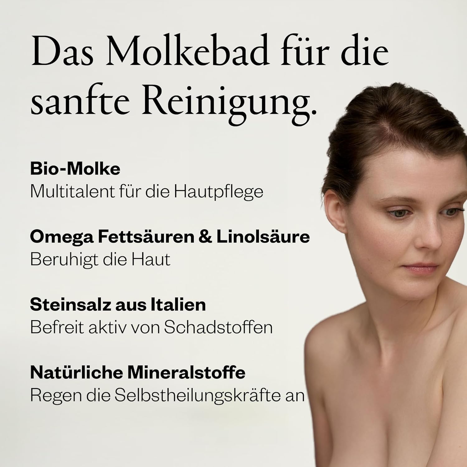 Pflegendes Molkebad