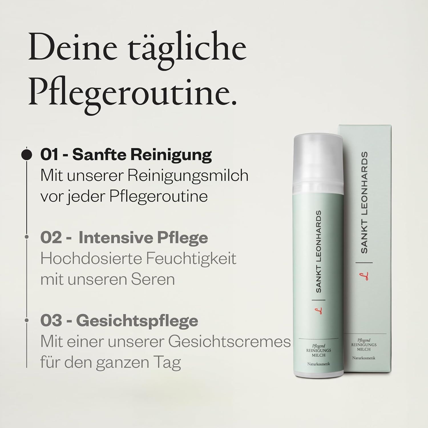 pflegende Reinigungsmilch